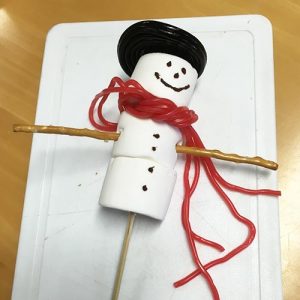 Sneeuwpop knutselen